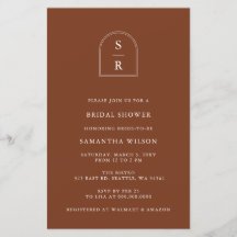 Budget Terracotta Bridal Shower