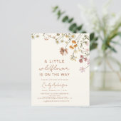 Budget Terracotta Een beetje Wildflower Baby showe (Staand voorkant)