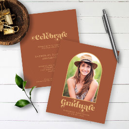 Budget Terracotta Gold Arch Foto Graduparty