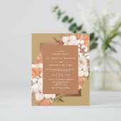 Budget Terracotta Gold Pampas Wedding (Staand voorkant)