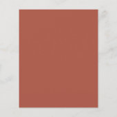 BUDGET Terracotta heraldic bruiloft (Achterkant)