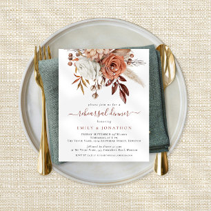 Budget Terracotta Herfst Florals repesal Dinner