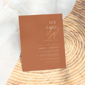 Budget Terracotta | Ja Minimalistisch huwelijk