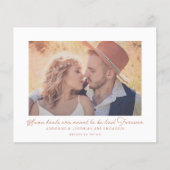 Budget Terracotta Knot Photo Verloving (Voorkant)