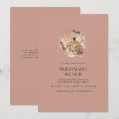 BUDGET Terracotta Monochrome Weddenschap (Voorkant / Achterkant)