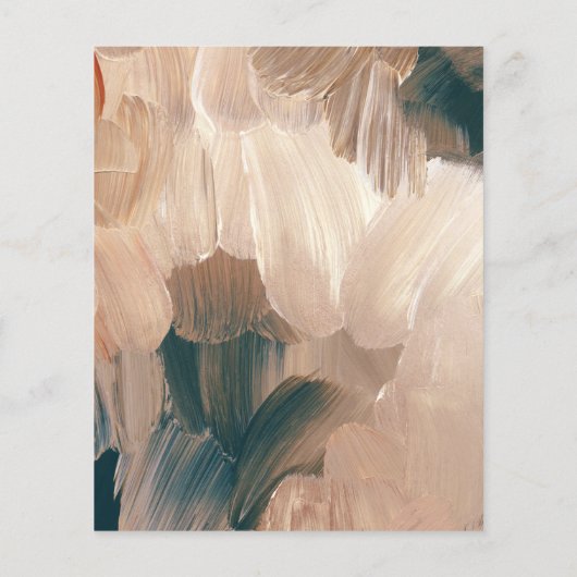 budget Terracotta painterly bruiloft met uitzonder Flyer (Achterkant)