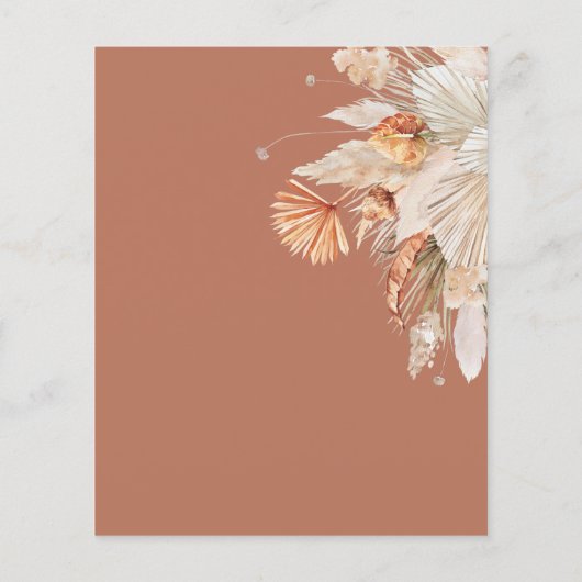 budget terracotta pampas grasland behalve datum (Achterkant)