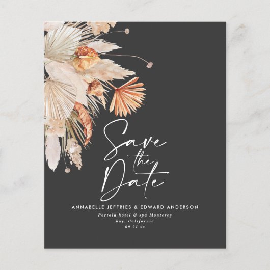 budget terracotta pampas grasland behalve datum (Voorkant)