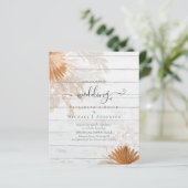 BUDGET Terracotta Pampas Grass Tropical Weddenscha (Staand voorkant)