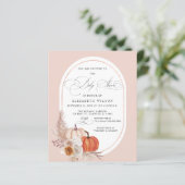 Budget Terracotta Pampas Pumpkins Herfst Baby show (Staand voorkant)