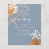 BUDGET Terracotta Pampasgras Tropische Bruiloft (Voorkant)