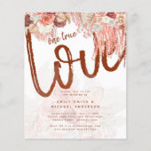 BUDGET Terracotta Roze Pampasgras Bloem Bruiloft (Voorkant)