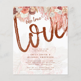 BUDGET Terracotta Roze Pampasgras Bloem Bruiloft