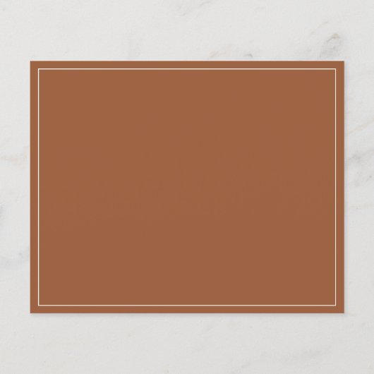 Budget Terracotta RSVP Flyer (Achterkant)