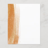 BUDGET Terracotta Rust Gold Foil Boho Wedding (Achterkant)