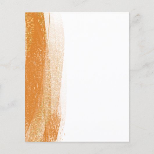 BUDGET Terracotta Rust Gold Foil Boho Wedding (Achterkant)