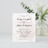 Budget Terracotta Waterverf & Calligrafie Wedding (Staand voorkant)