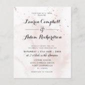 Budget Terracotta Waterverf & Calligrafie Wedding (Voorkant)