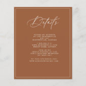 Budget TerracottaDetails Kaart (Voorkant)