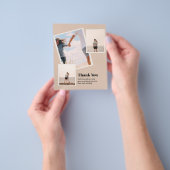 BUDGET THANK YOU Fotocollage Modern Flyer (Hand)
