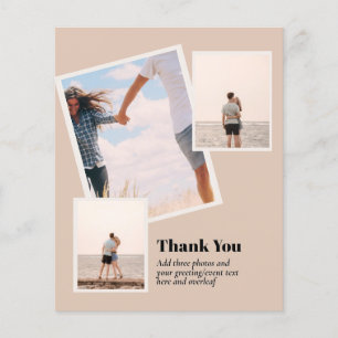 BUDGET THANK YOU Fotocollage Modern Flyer