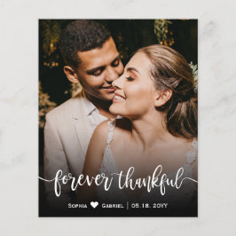 Budget Thankful script Weduwfoto Dank u