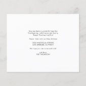 BUDGET Thanksgiving pompoen bewegende aankondiging (Achterkant)