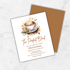 Budget The Perfect Blend Couples Shower Invite 