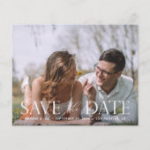 Budget The Script H Modern Foto Save the Date (Voorkant)