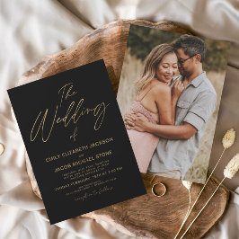 Budget The Wedding of Gold Black Photo
