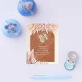 BUDGET Theepartij Bruidsdouche Pampasgras Flyer (Enkel)