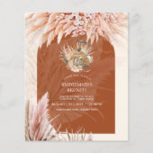 BUDGET Theepartij Bruidsdouche Pampasgras Flyer (Voorkant)