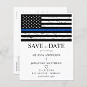 Budget Thin Blue Line Law Enforcement Wedding (Voorkant / Achterkant)