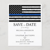 Budget Thin Blue Line Law Enforcement Wedding (Voorkant)