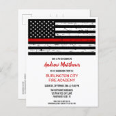 Budget Thin Red Line Law Firefighter Afstuderen (Voorkant / Achterkant)