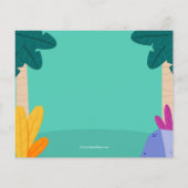 Budget Tiger Kind Foto Birthday - Uitnodigingen (Achterkant)