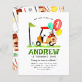 Budget Tijd naar Par-t-shirt Winkelwagen Ballon Go (Voorkant / Achterkant)