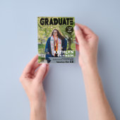 BUDGET tijdschrift Style Moderne Photo Afstudeerde Flyer (Hand)