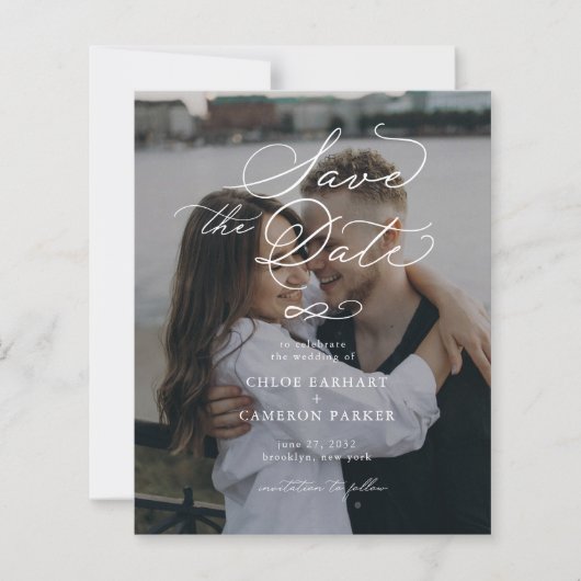 BUDGET Traditional Calligraphy Wedding Photo (Voorkant)