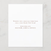 Budget Traditional Christmas Tree Christmas Kaart (Achterkant)