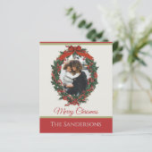 Budget Traditional Holiday Foto Wreate Kerstmis (Staand voorkant)