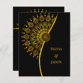 Budget Traditionele mandala klassieke elegante lux (Voorkant / Achterkant)