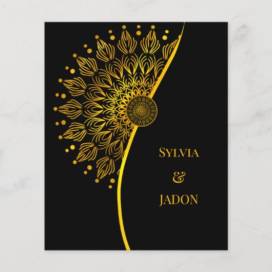 Budget Traditionele mandala klassieke elegante lux (Voorkant)