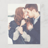 Budget Transparante Foto Wedding Invitations (Achterkant)