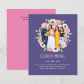 Budget Trending FOTO Huwelijksontvangst Uitnodigin (Voorkant / Achterkant)