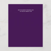 Budget Trending FOTO Huwelijksontvangst Uitnodigin (Achterkant)