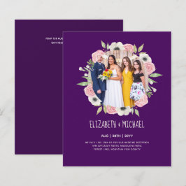 Budget Trending FOTO Huwelijksontvangst Uitnodigin