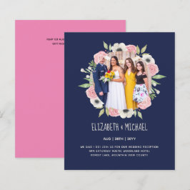 Budget Trending FOTO Huwelijksontvangst Uitnodigin