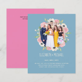 Budget Trending FOTO Huwelijksontvangst Uitnodigin