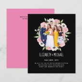 Budget Trending FOTO Huwelijksontvangst Uitnodigin (Voorkant / Achterkant)